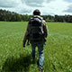 Adventurer Hiking In Beautiful Landscape - VideoHive Item for Sale