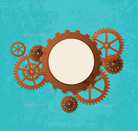 Steampunk Banner - Backgrounds Decorative