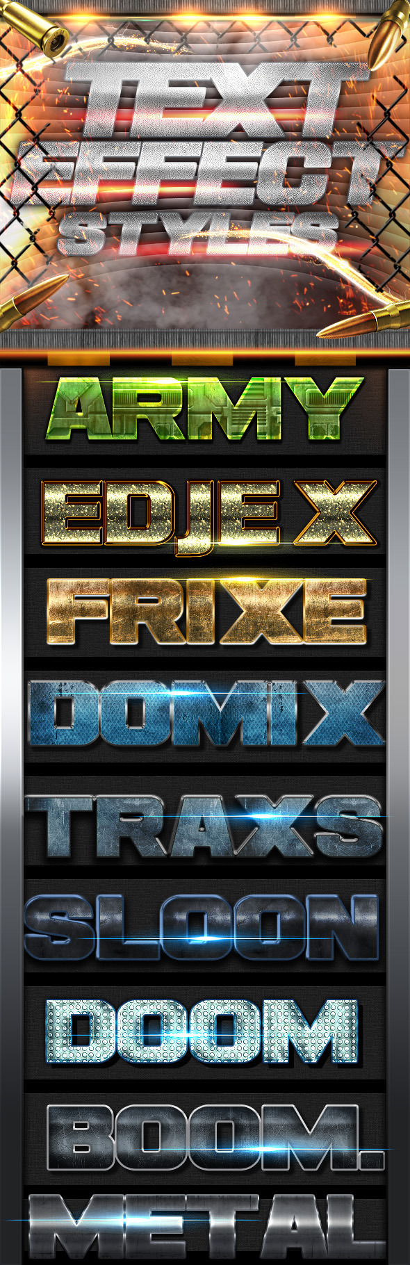 Text Effects Styles FX - Text Effects Styles