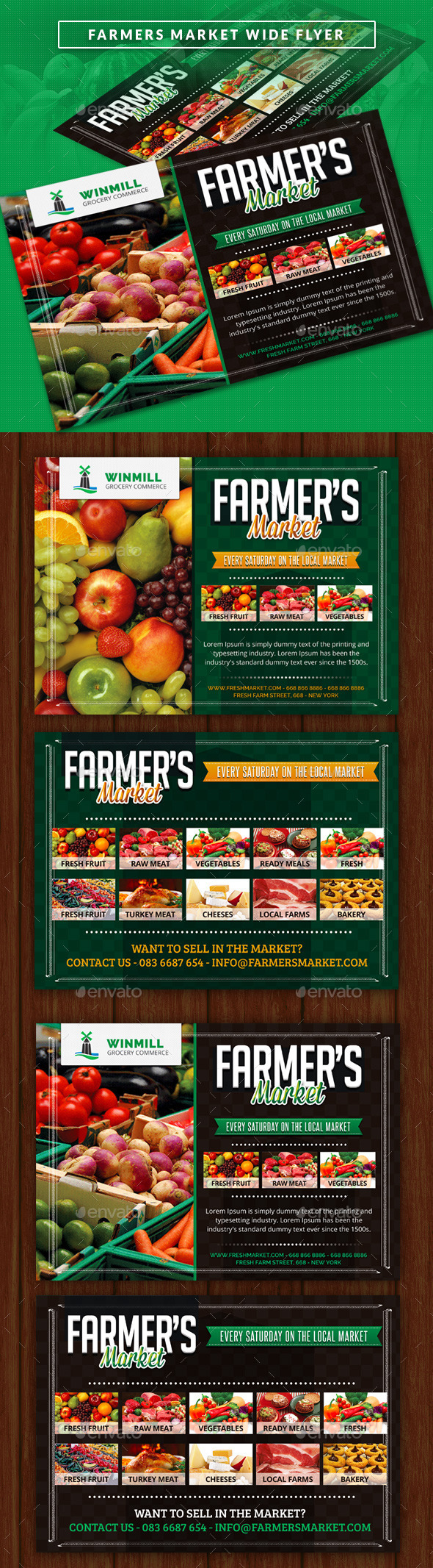 Farmer's Market Commerce Wide Flyer - Commerce Flyers