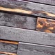Background of Charred Boards Rotates. The Backdrop of Ruined House Is Spinning. - VideoHive Item for Sale