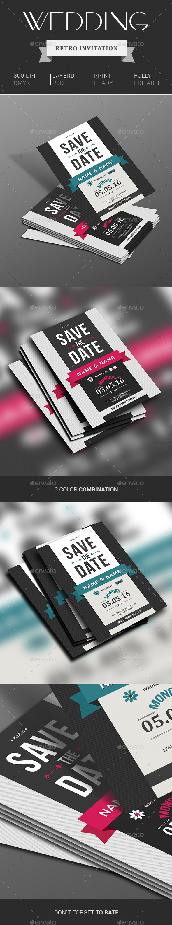 Wedding Save The Date - Invitations Cards & Invites