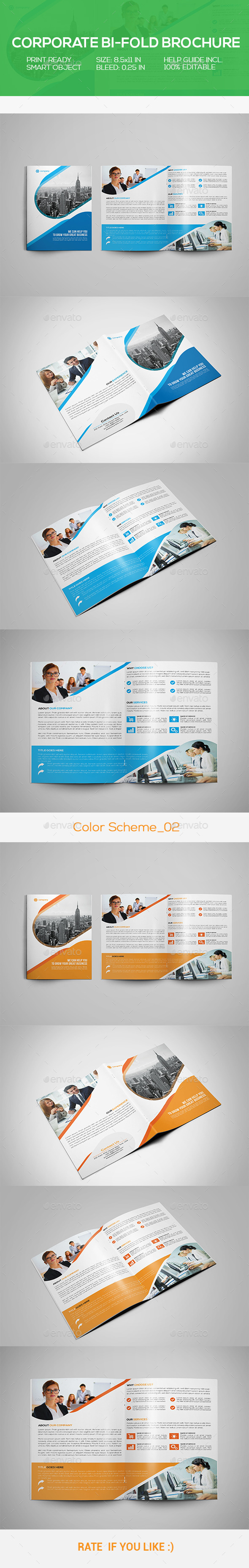 Corporate Bi-fold Brochure - Corporate Brochures