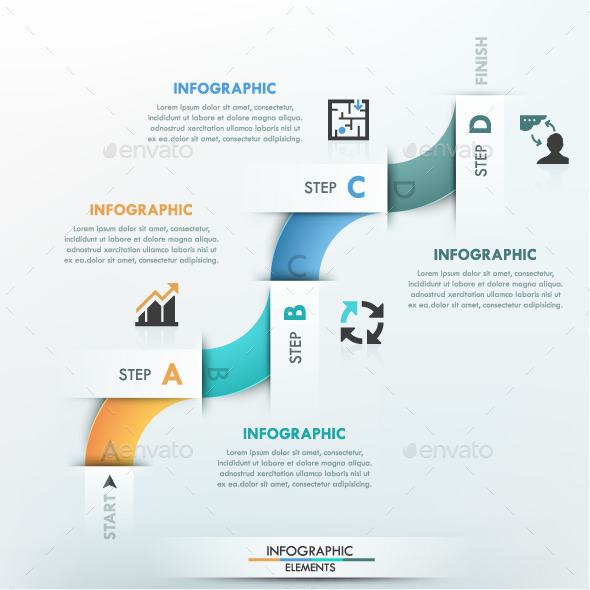 Modern Infographic Options Template - Infographics