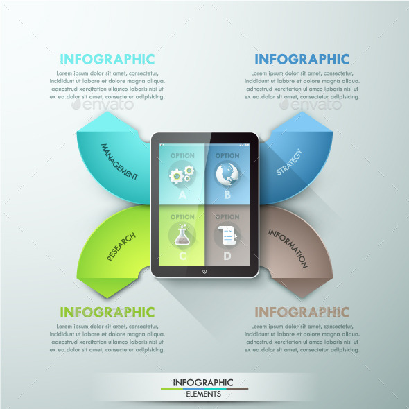 Modern Infographic Options Template - Infographics