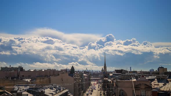 Panorama of the Peter and Paul Fortress in St. Petersburg alt