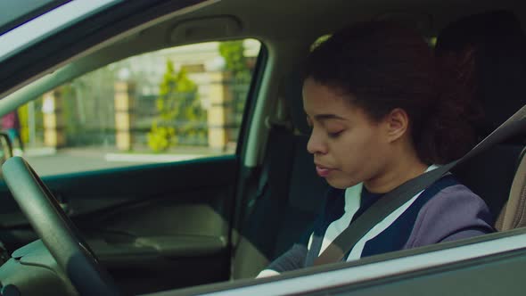 Female Handing Driver License To Police Officer, Stock Footage | VideoHive