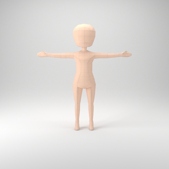 Chibi Base Mesh - 3DOcean Item for Sale