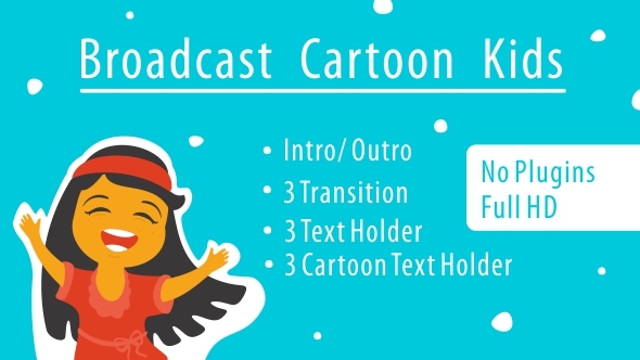 Broadcast Cartoon Kids - VideoHive 11729426
