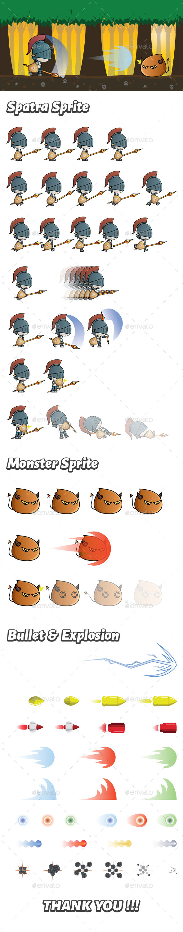 Spatra Sprite - Sprites Game Assets