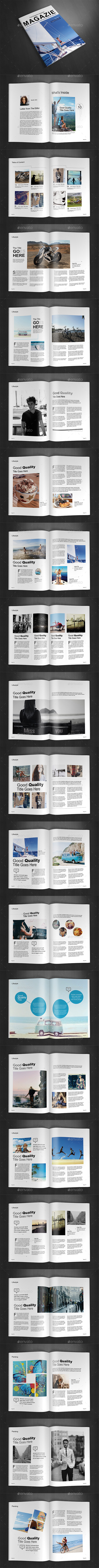 A4 Magazine Template Vol.14 - Magazines Print Templates