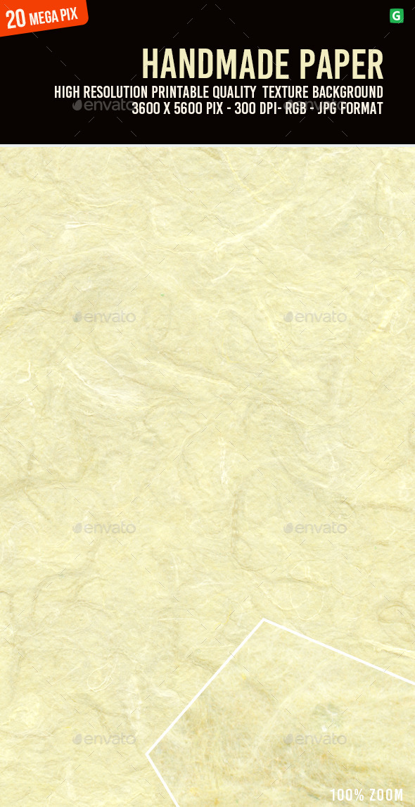 Hand Made Paper Texture 096 - Paper Textures