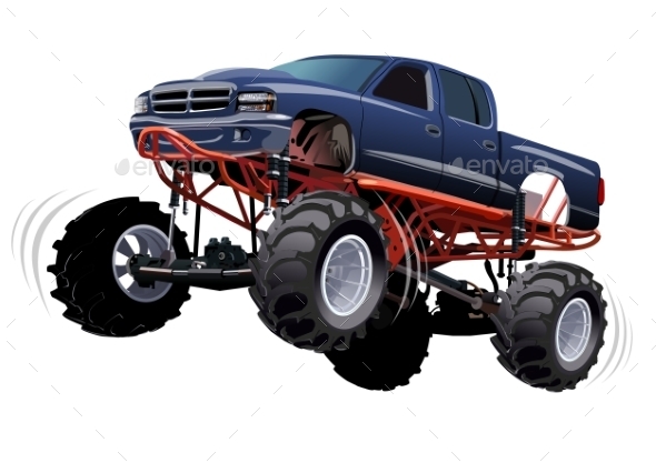 Monster Truck - Man-made Objects Objects