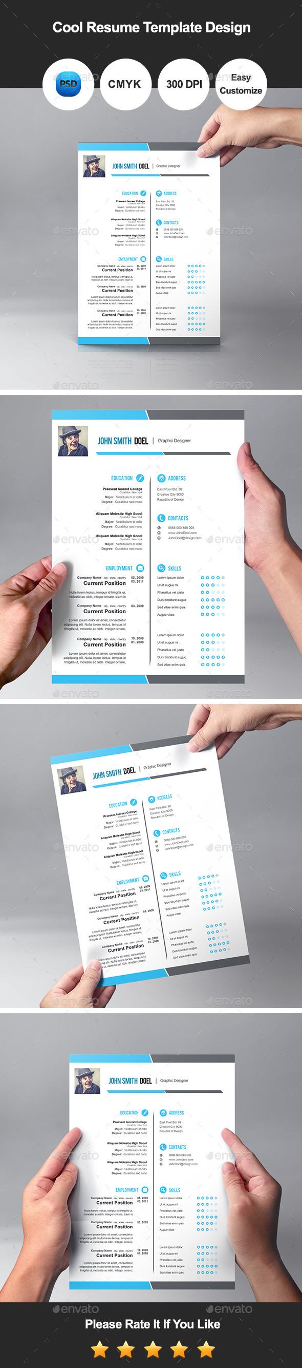 cool resume templates .doc