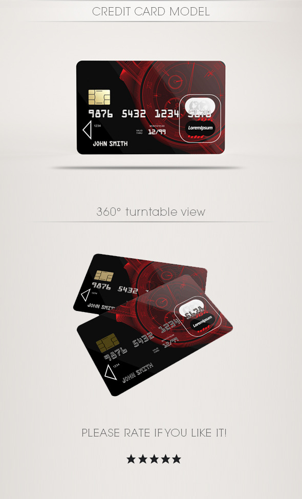 Credit Card - 3Docean 11718791