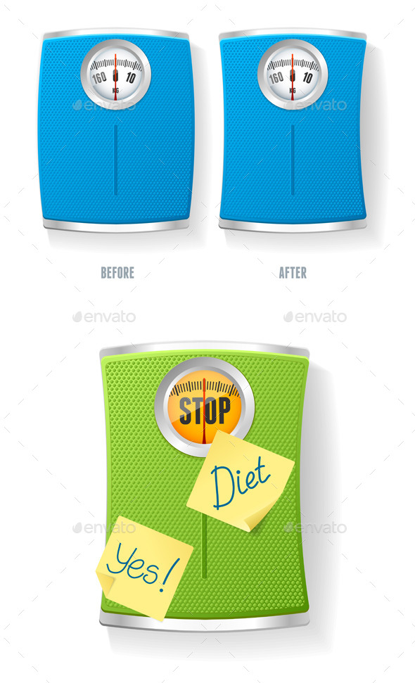 Bathroom Scale - Health/Medicine Conceptual