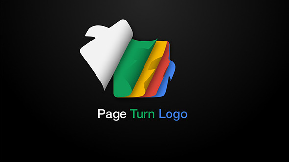 Page Turn Logo - VideoHive 11735673