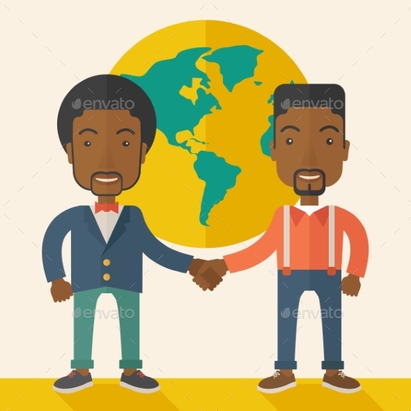 Guys Handshaking - Concepts Business
