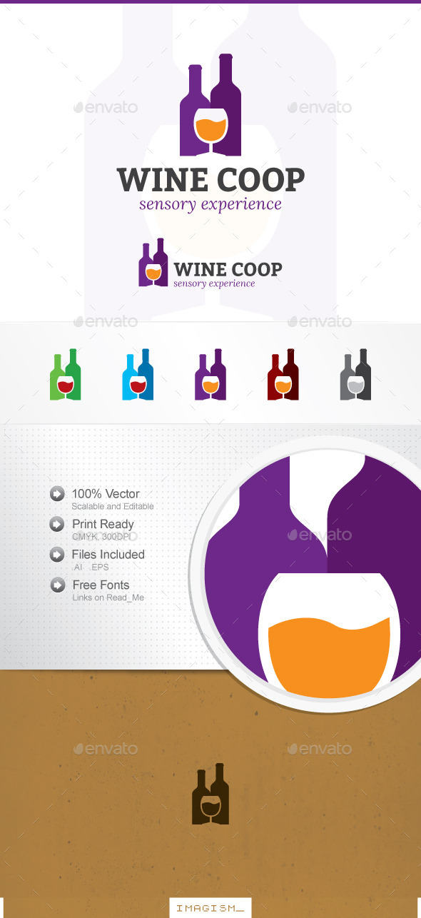 Wine Cooperative Logo - Symbols Logo Templates