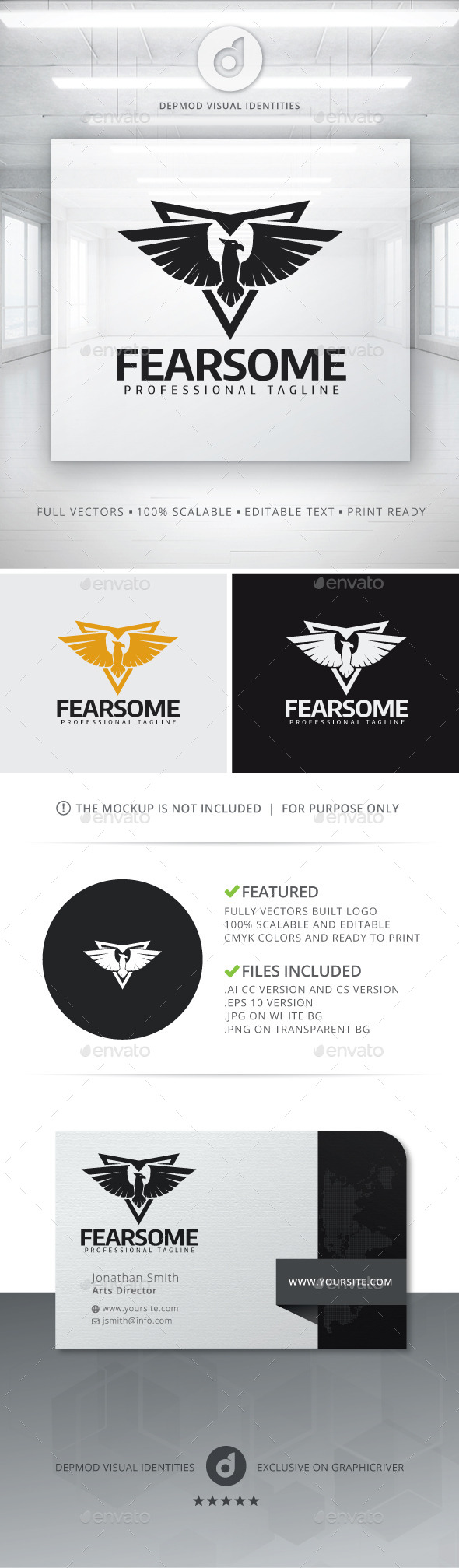 Fearsome Logo - Crests Logo Templates