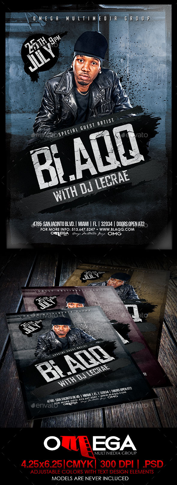 Blaqq - Events Flyers