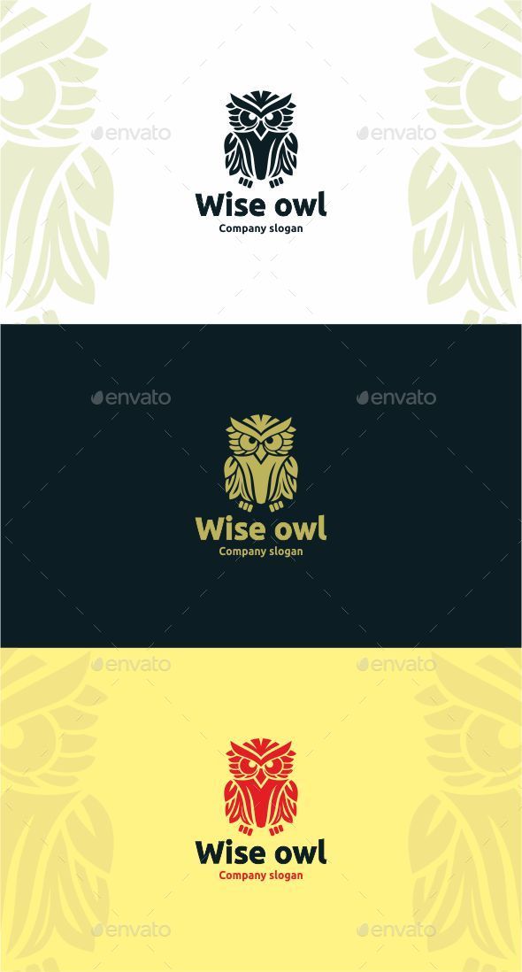 Wise Owl - Animals Logo Templates