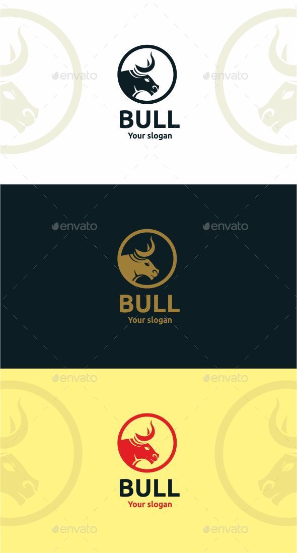 Bull - Animals Logo Templates