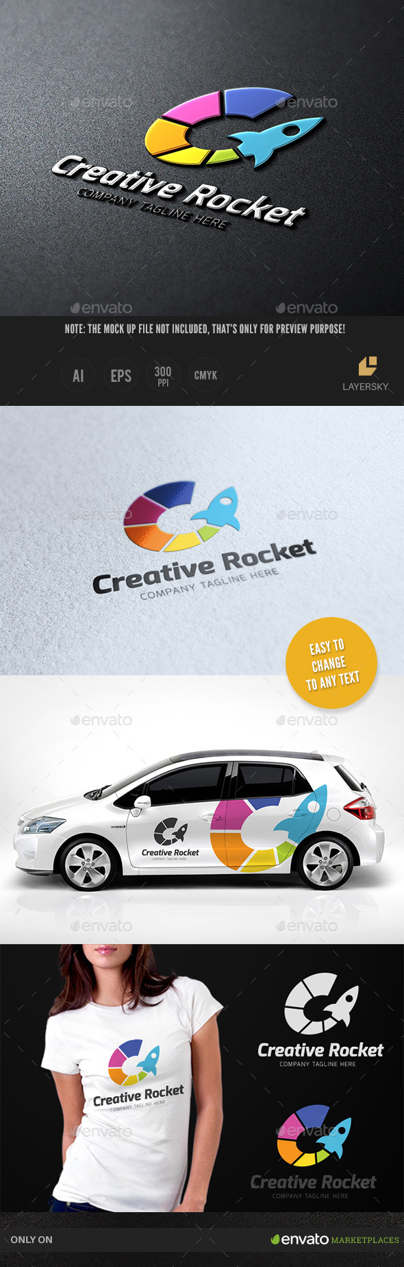 Creative Rocket - Objects Logo Templates