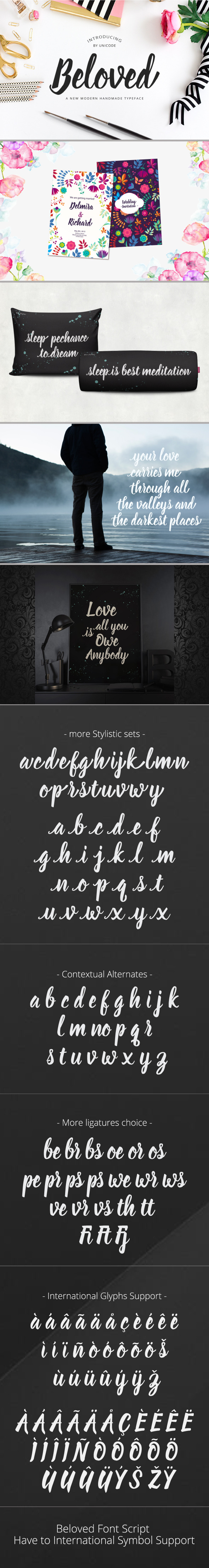 Beloved Script - Hand-writing Script