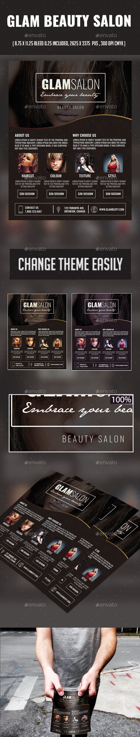 Glam Beauty Salon - Commerce Flyers