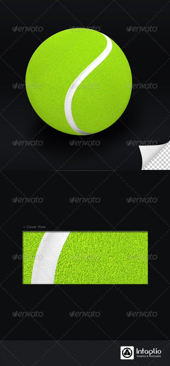 Tennis Ball 3D Render