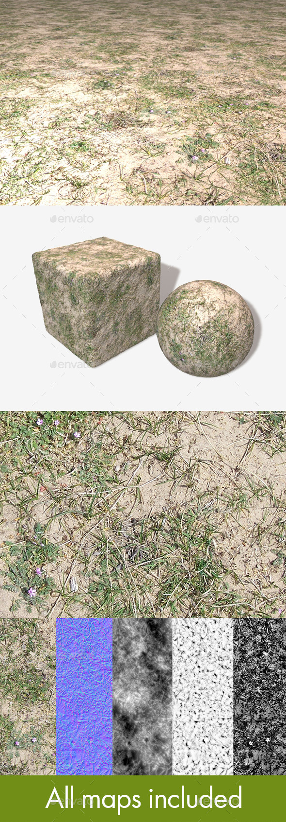 Sand Grass Weeds - 3Docean 11750368