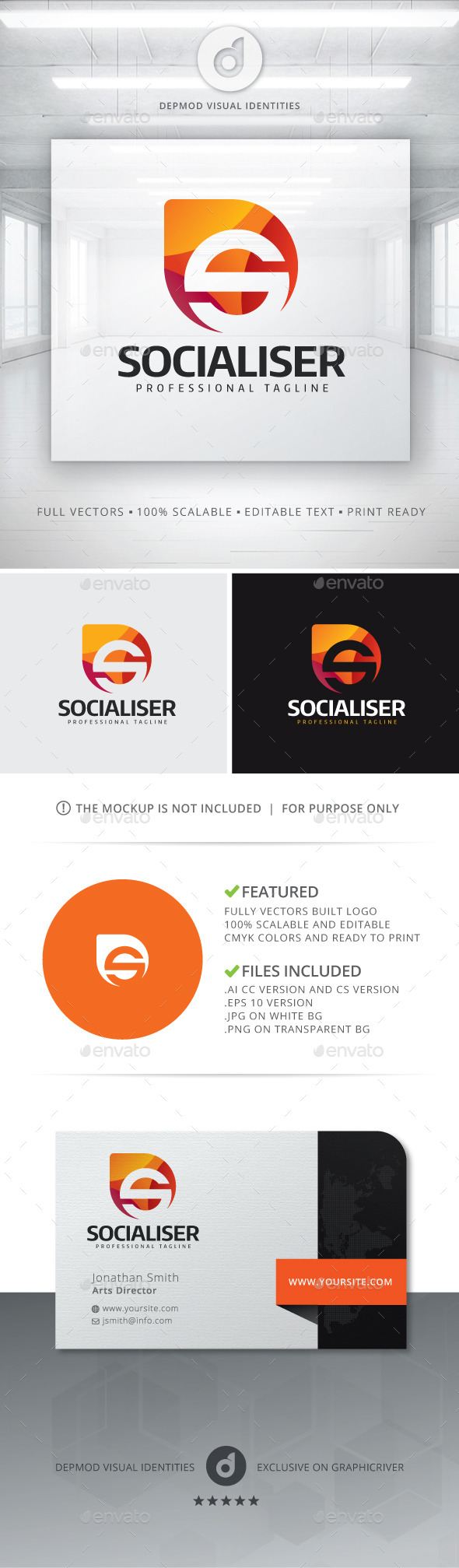 Socialiser Logo - Letters Logo Templates