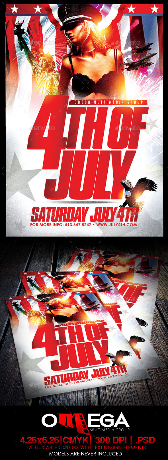 Fourth of July - Flyers Print Templates