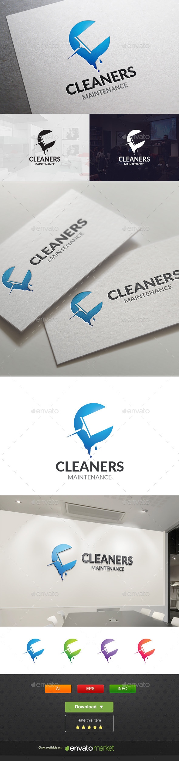 Clean Tool - Objects Logo Templates