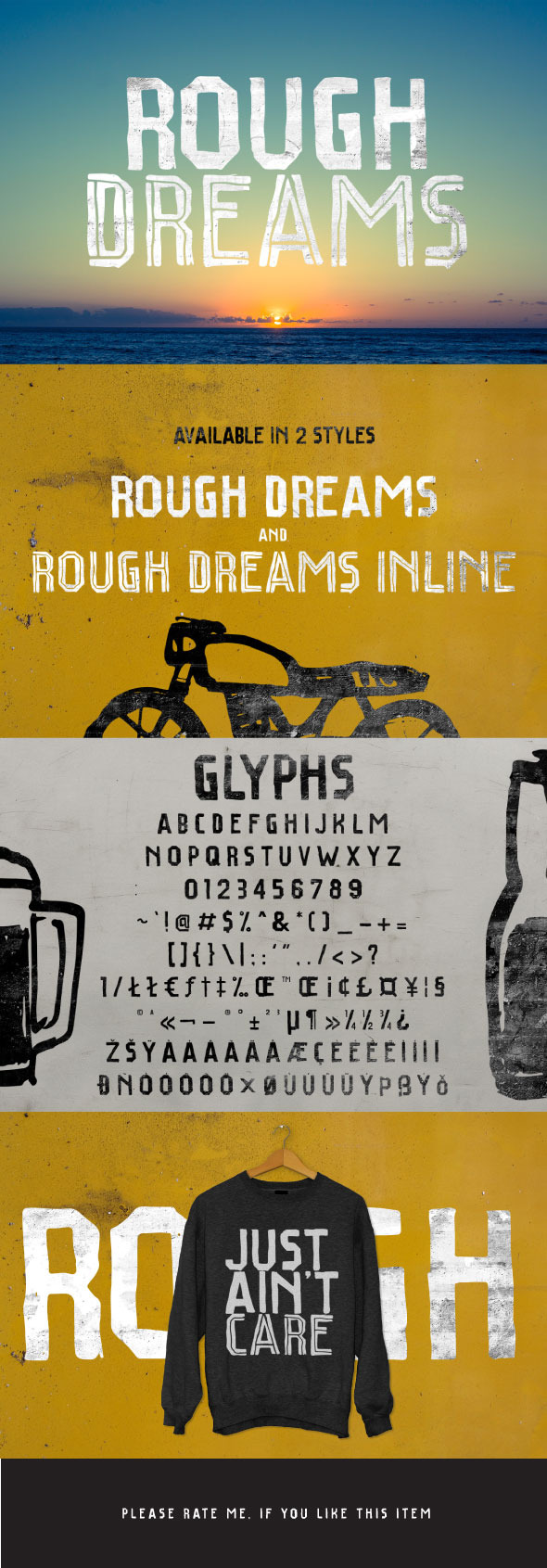 Rough Dreams - Sans-Serif Fonts