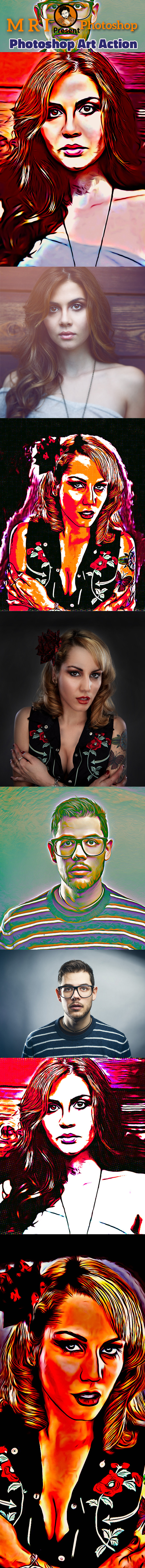 Photoshop Art Action - Photo Effects Actions