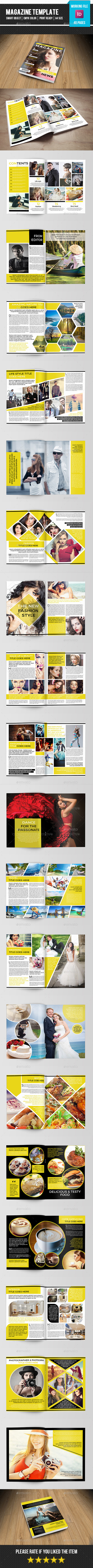 Multipurpose Magazine Template-V12 - Magazines Print Templates
