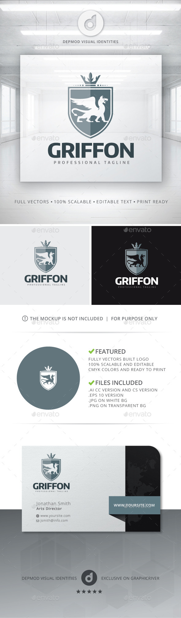 Griffon Logo - Crests Logo Templates