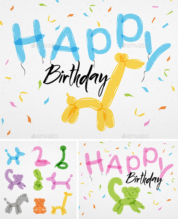 Balloon Animals - Birthdays Seasons/Holidays
