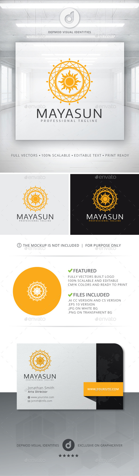 Mayasun Logo - Abstract Logo Templates