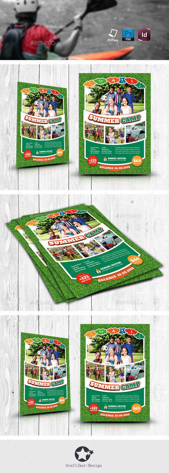 Summer Camp Flyer Templates - Corporate Flyers