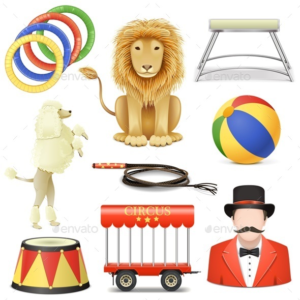 Circus Icons Set 3 - Miscellaneous Seasons/Holidays