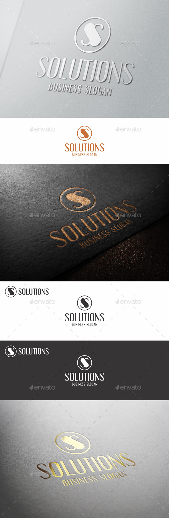 S Logo Letter Monogram - Solutions