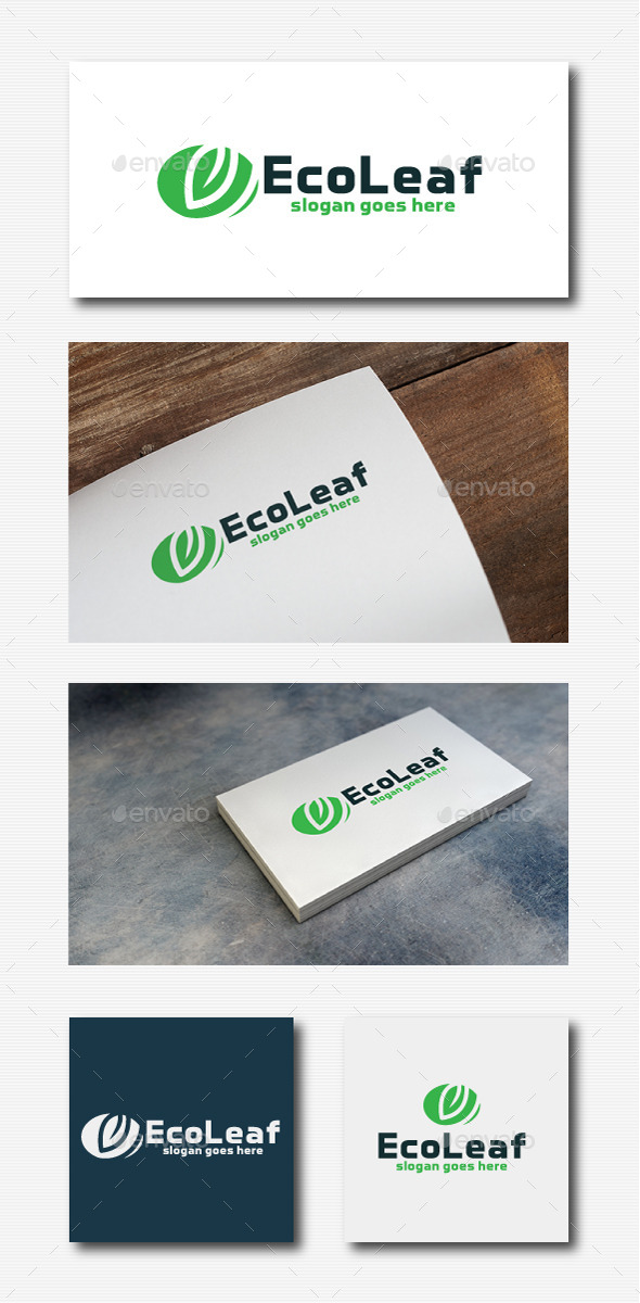 Eco Leaf Logo - Nature Logo Templates