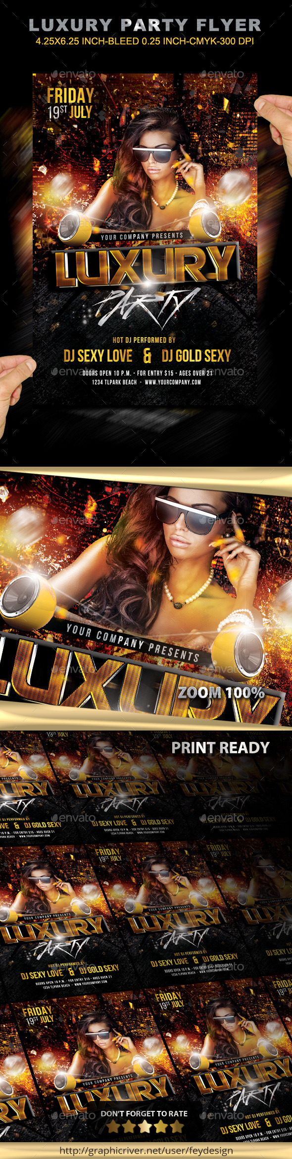 Luxury Party Flyer - Clubs & Parties Events