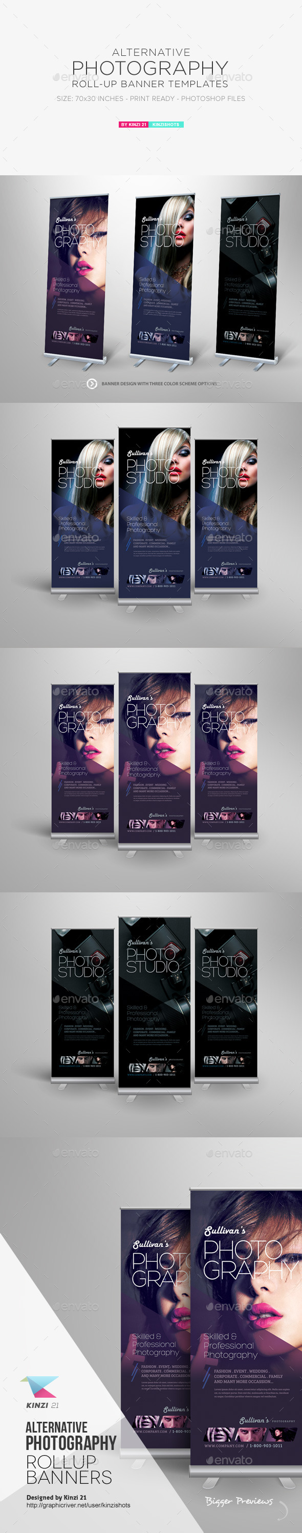 Alternative Photography Roll-up Banners - Corporate Flyers