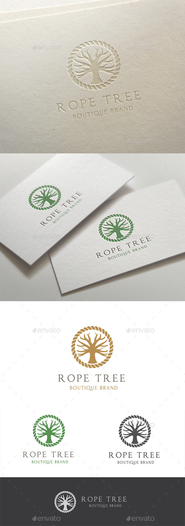Rope Tree - Objects Logo Templates