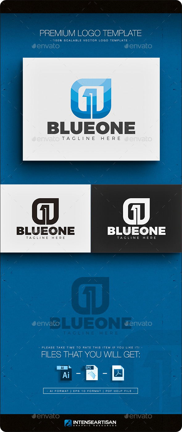 Number One - Logo - Numbers Logo Templates