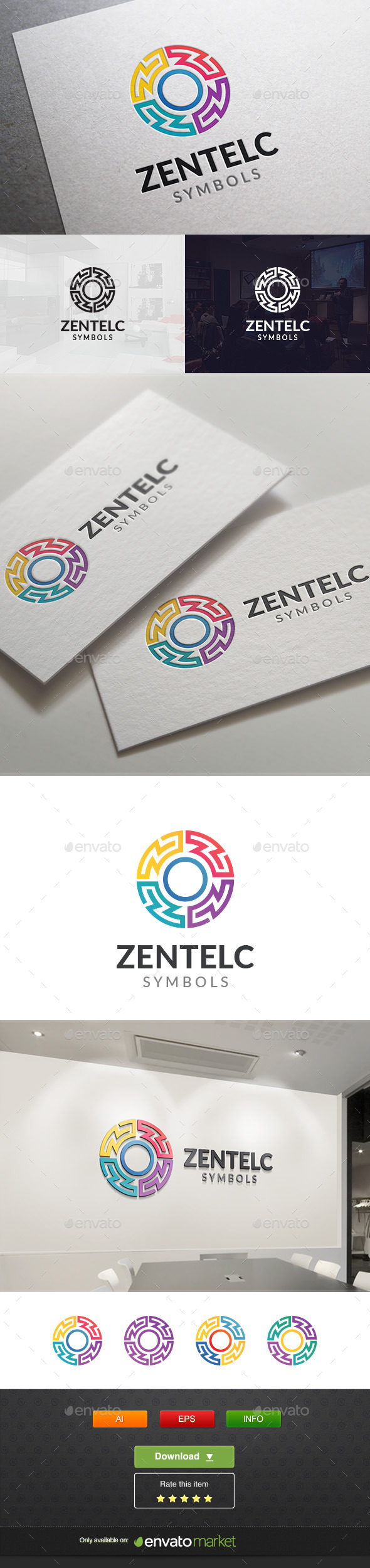 Abstract Light - Symbols Logo Templates